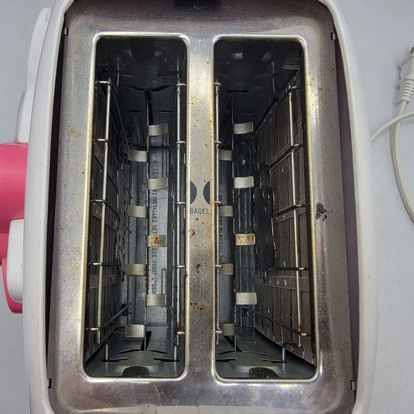 Hello Kitty 2 Slice Wide Slot Toaster KT5211 Bagel Defrost Reheat Sanrio - Picture 6 of 9